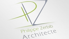 création de logo maison architecte en bois